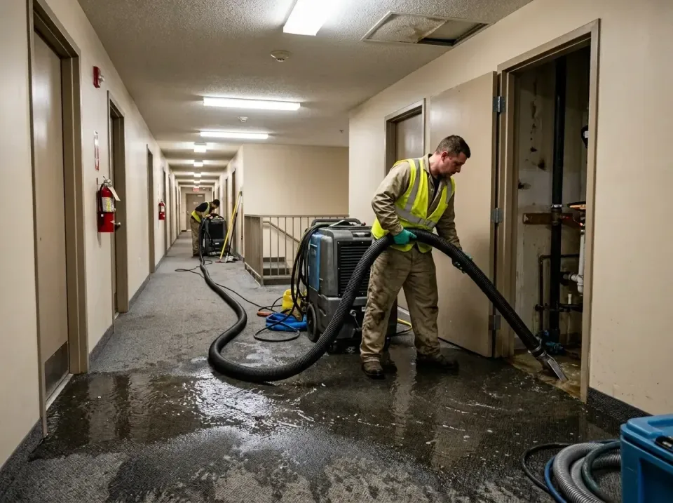 multi-unit-apartment-hallway-f-005 — frequently asked questions, Emergency Burst Pipe Water Extraction & Removal in Granvill…